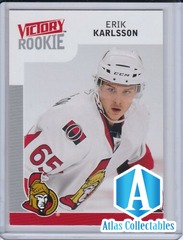 2009-10 Upper Deck UD Victory Rookie #321 ERIK KARLSSON Ottawa Senators